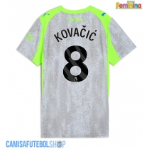Camisa de time de futebol Manchester City Mateo Kovacic #8 Replicas 3º Equipamento Feminina 2025-26 Manga Curta